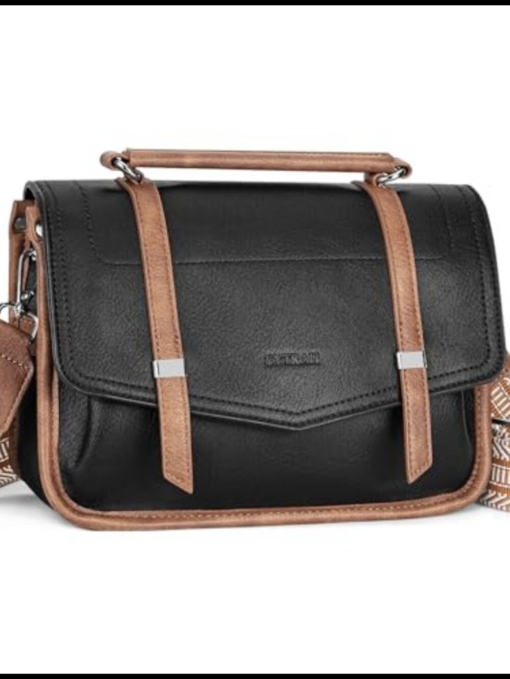 Soft PU Leather Crossbody Bag Adjustable Strap Purse Shoulder Handbag